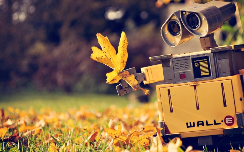 yellow, e, wall, fall, gray, walle, device, 1080P, autumn, diverse