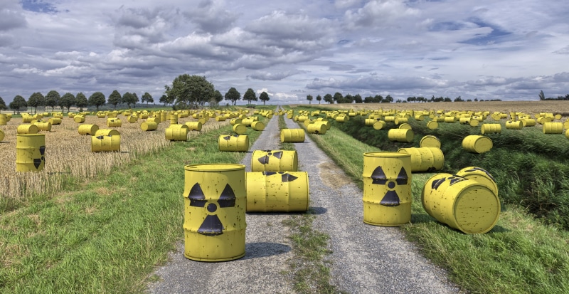 garbage, green, outdoors, tranquility, environment, containers, yellow, metal, sky, 5K, grass, plant, rural scene, agriculture, landscape, in a row, nuclear waste casks
