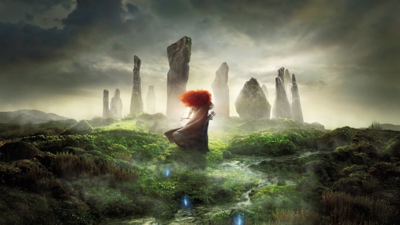 Pixar Animation Studios, Disney, 1080P, animated movies, anime, redhead, movies, Brave