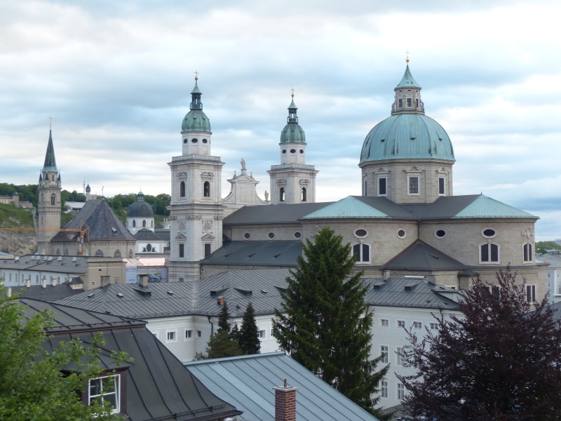 tower, cloud - sky, no people, place of worship, historic preservation, world heritage site, outdoors, unesco, virgil, archdiocese of salzburg, famous Place