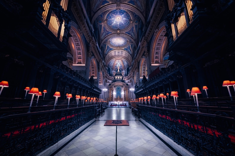 St. Pauls Cathedral, the nave, 5K, England, London