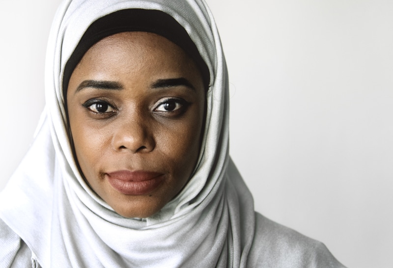 front view, asian, arabic, middle east, girl, body part, female, looking at camera, studio shot, malaysian, woman, real people, one person, adult, headshot