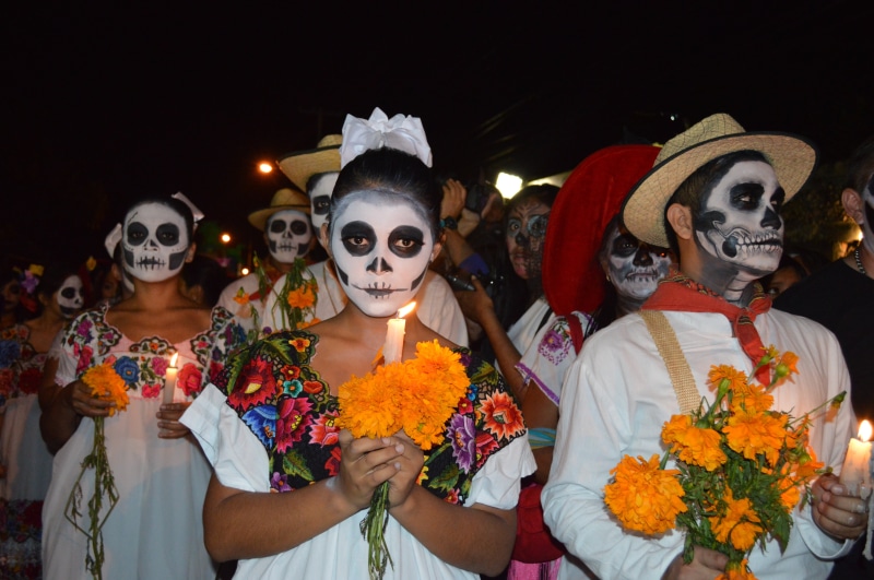 day of the dead, tradition, crafts, flowering plant, mask - disguise, disguise, catrina, human, celebration, adult, arts culture and entertainment, flower