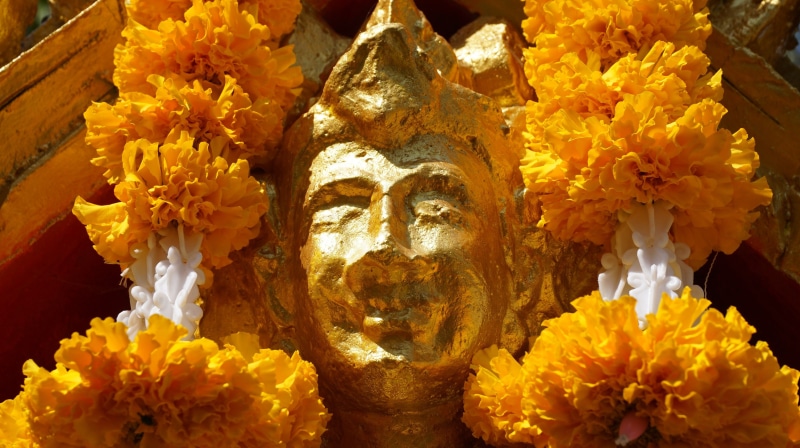 human representation, close-up, craft, representation, idol, art and craft, holy thing, spirituality, what respect, image, belief, a pilgrimage, yellow