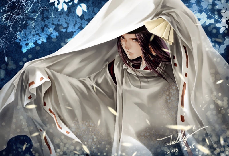 celebration, Fujiwara no Sai , nature, portrait, waist up, 1080P, hair, clothing, women, leisure activity, lifestyles, adult, young women, looking, Hikaru no Go 