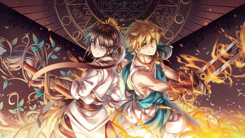 anime boys, Magi: The Labyrinth of Magic, anime, 1080P, Hakyruu Ren, Ali Baba Saluja