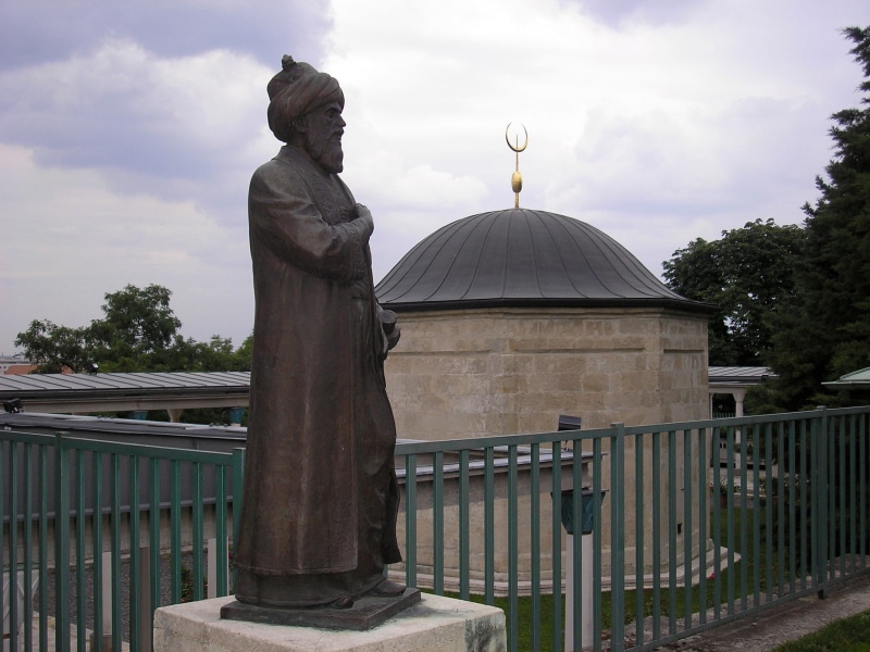 nature, 2K, railing, built structure, Tomb of Gül Baba, plant, Hungary, belief, art and craft, tomb, baba, representation, religion, no people, travel destinations