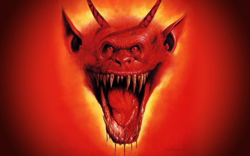 Dark, 1080P, Demon, Hard Rock, Occult, Heavy Metal, Uriah Heep, Metal, Album Cover