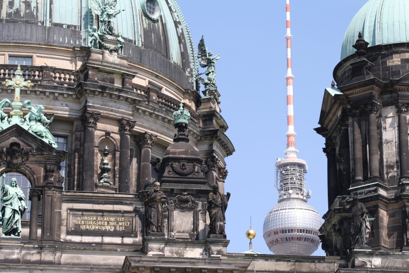 Dom, cathedral, no people, architectural column, architecture, tourism, place of worship, building exterior, built structure, dome, religion, low angle view
