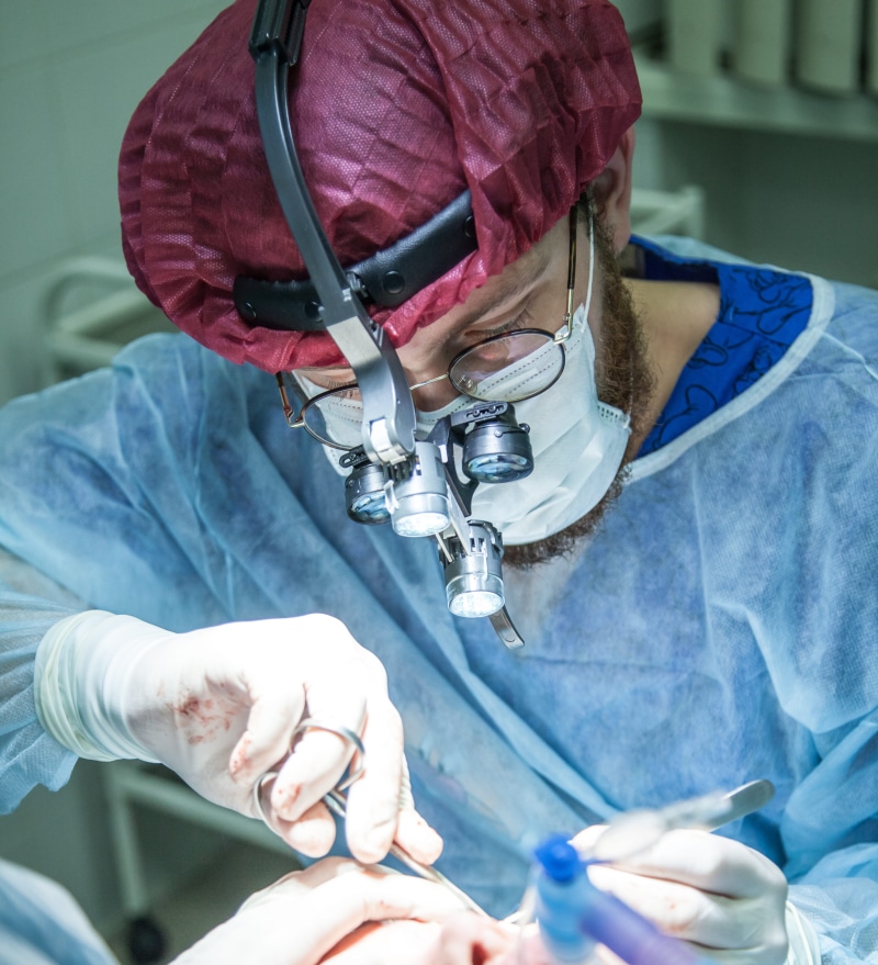 front view, hospital, helmet, operating room, surgical glove, medical, beauty, russia, protection, 4K, skill, scrubs, unrecognizable person, concentration