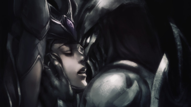 League Of Legends, 1080P, Monochrome, Video Game, Syndra (League Of Legends), Zed (League Of Legends)