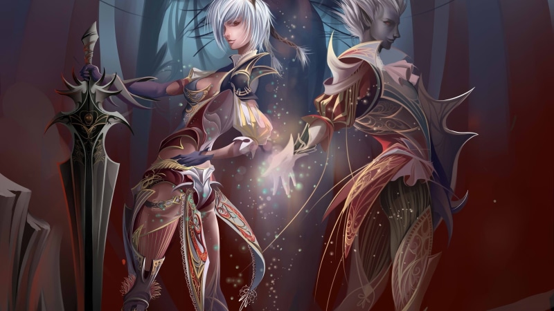 warrior, dark, evil, fantasy, 2K, good, sword