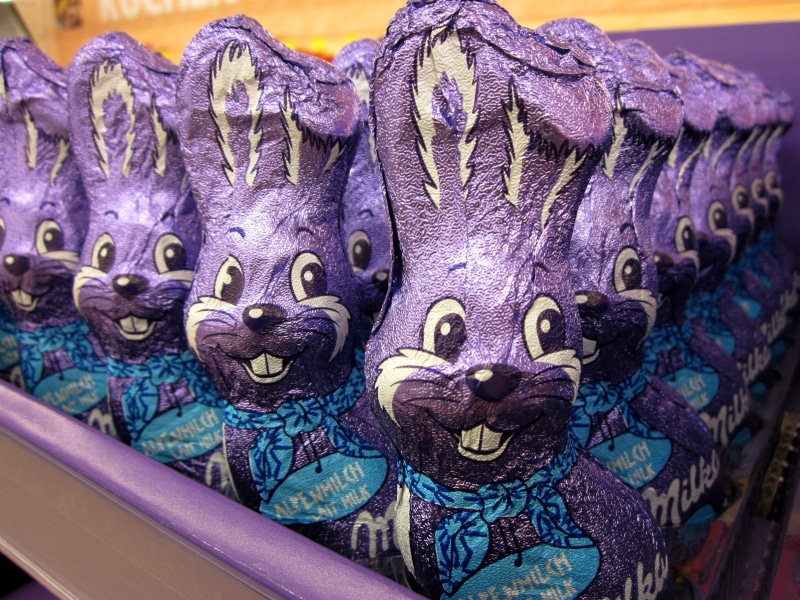 asia, art and craft, creativity, day, good friday, close-up, chocolate bunnies, decors, purple, violet, representation, happy easter, cultures, sweet, easter kücken