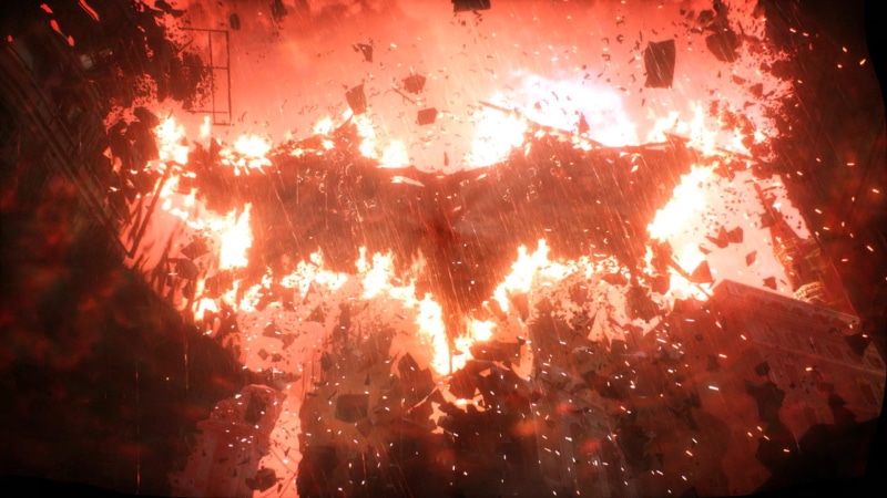 Rocksteady Studios, fire - natural phenomenon, Batman: Arkham Knight, night, motion, flame, event, close-up, no people, fire, outdoors, video games, heat - temperature