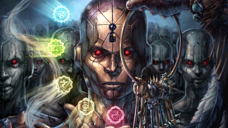 religious, religion, spiritual, brown, close-up, metal, female likeness, digital composite, retail display, spooky, retail, spirituality, glass - material