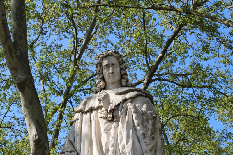creativity, growth, nature, sculpture, day, female likeness, philosopher, human representation, branch, bordeaux, plant, 5K, male likeness, religion, outdoors