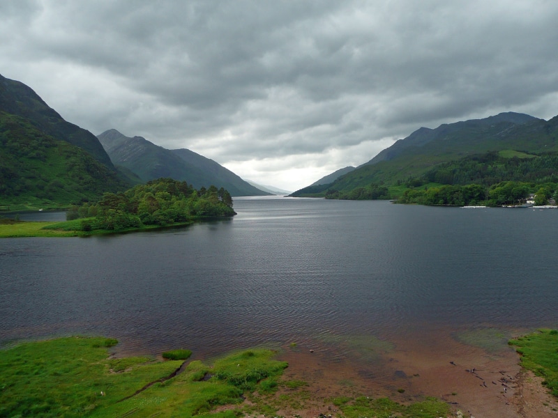 no people, land, lake, nature, Scotland, scenics - nature, cloud - sky, sky, Loch Shiel, day, 2K, scenics, environment, Bank, tranquility, Water, waters
