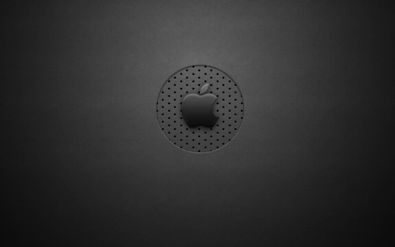apple, logo, 1080P, dark, shade