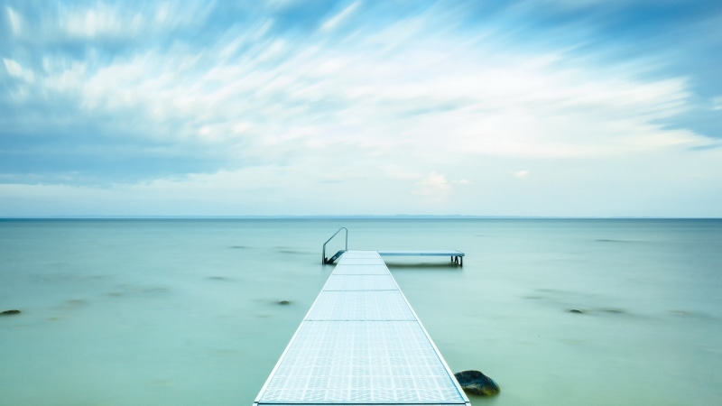 beauty in nature, the way forward, sky, tranquil scene, no people, direction, sea, water, pier, horizon over water, idyllic, hd widescreen high quality desktop nature wild 3840x2160