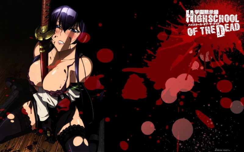 1080P, anime, girl, dead, high, the, school