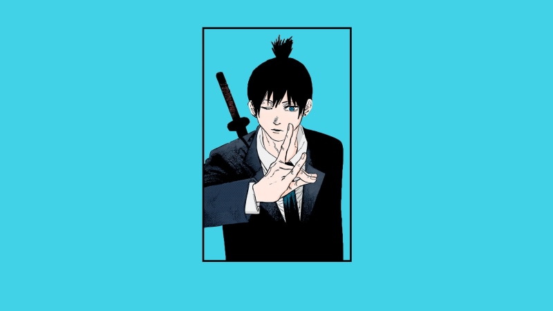Aki (Chainsaw Man), manga, Chainsaw Man, 4K, anime boys