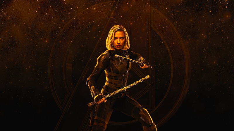 Avengers Infinity War, Black Widow, Avengers Endgame, The Avengers, 1080P, Scarlett Johansson