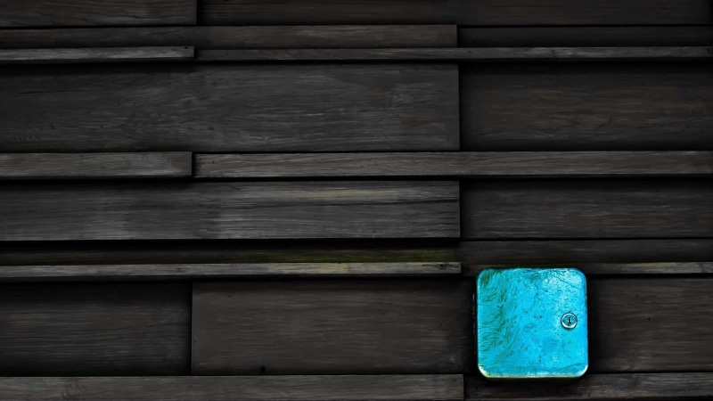no people, lock, protection, safety, textured, wood, entrance, security, plank, day, pattern, texture, built structure, architecture, wooden surface, door