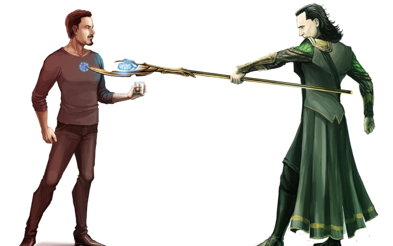 1080P, iron man, movies, iron, the avengers, tom hiddleston, man, tony stark, characters, anime, 1920x1200, loki, robert downey jr.
