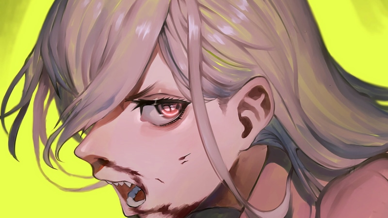 manga, Chainsaw Man, drawing, 1080P