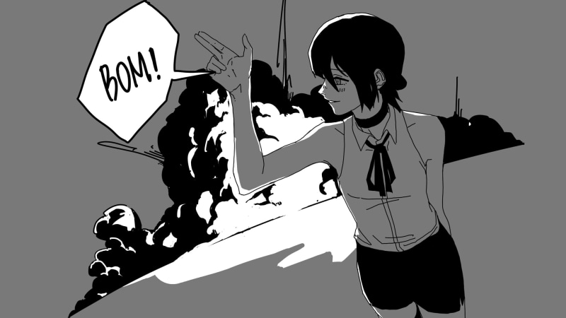 manga, 1080P, Chainsaw Man, drawing