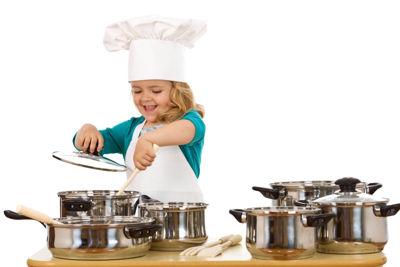 cheerful, preparation, isolated, studio shot, kitchen Utensil, holding, cooking, lifestyles, apron, food And Drink, ladle, white background, hostess, females