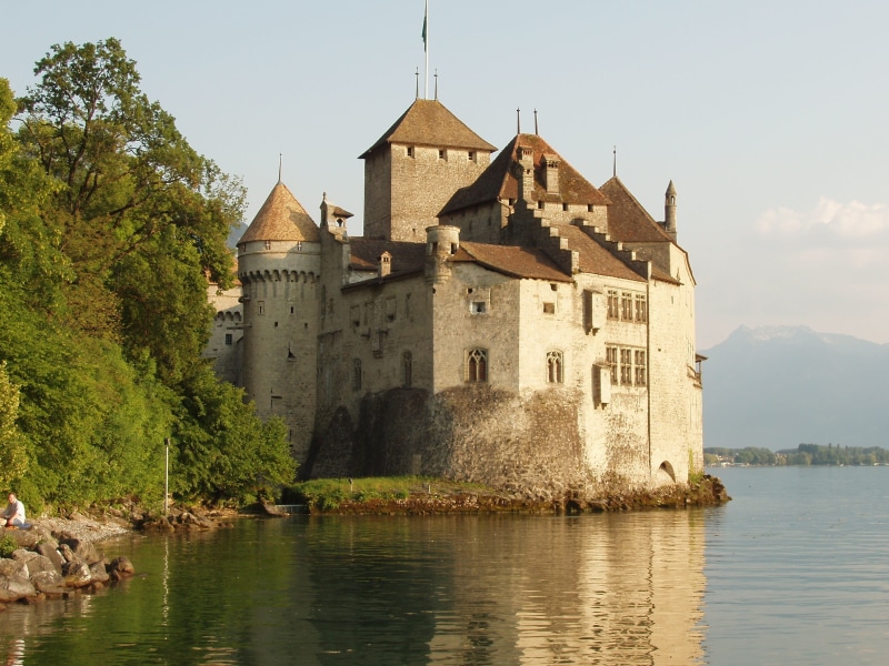 majestic, nature, switzerland, plant, built structure, building, castle, water, Lake Geneva, house, no people, waterfront, architecture, travel destinations