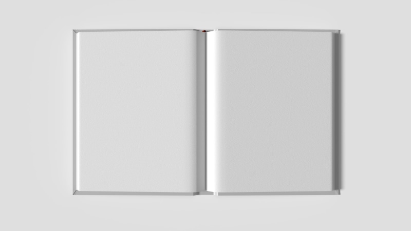 photoshop, paper, standing, white background, the back cover of the book, information medium, close-up, 2K, note pad, book, page, frame, single object