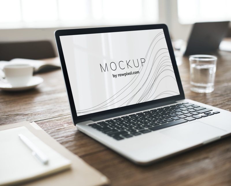 selective focus, furniture, technology, communication, laptop, no people, still life, computer network, business, internet, 4K, device, food and drink