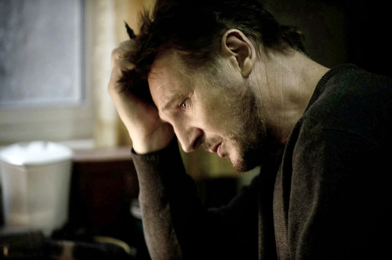 mature Adult, emotion, emotional Stress, depression - Sadness, relationship Difficulties, portrait, lifestyles, liam neeson, young men, contemplation, hopelessness