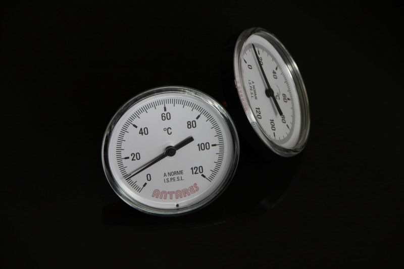 black, circle, black background, gauge, indoors, thermometers, measuring, steel, Antares, meter - instrument of measurement, clock, instrument of Measurement
