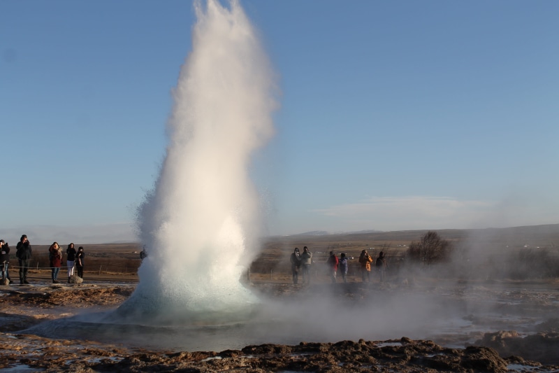 geology, day, volcano, erupting, steam, hot spring, power, men, power in nature, pressure, crowd, daytime, impressive, Water, heiss, glaciers, 4K, water