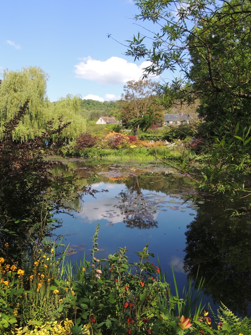 water, non-urban scene, lake, tranquility, giverny, day, no people, 4K, pond, garden, impressionism, scenics - nature, tranquil scene, tree, green color