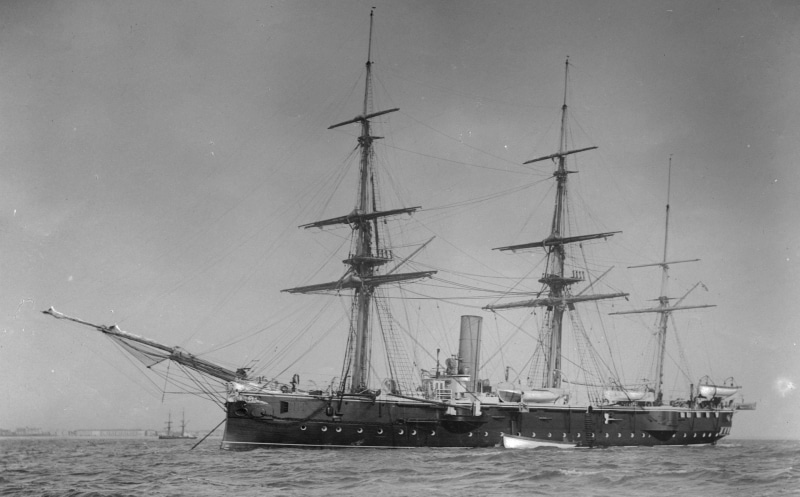corvette (Warship), Warships, 1080P, Royal Navy, HMS Comus (1878)