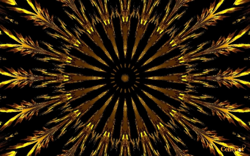 night, creativity, close-up, beauty in nature, backgrounds, outdoors, mandala, Golden mandala, decoration, gold colored, low angle view, pictura, abstract