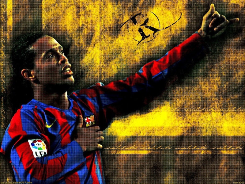 barcelona, art, sports, hd, soccer, x, football, fc, 480P, Ronaldinho