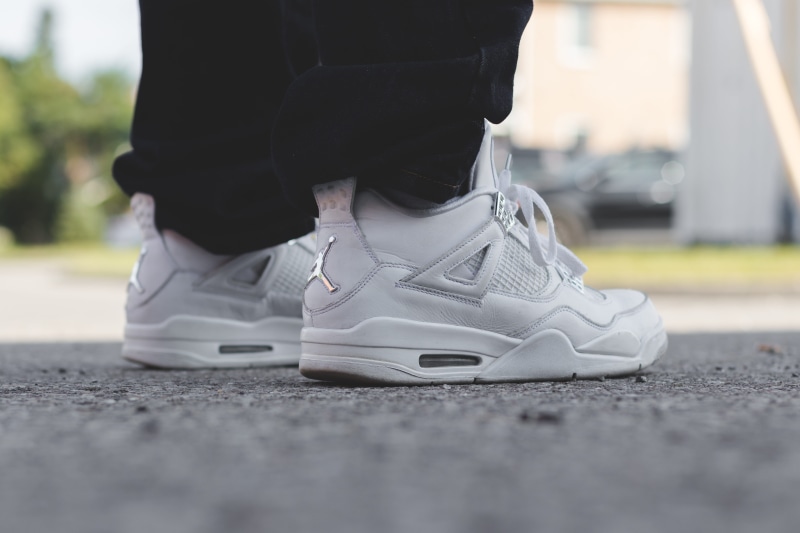 photo, hype beast, uxbridge, nike, human leg, day, jordan, human body part, 5K, basketball, lifestyles, unrecognizable person, shoe, selective focus, two people