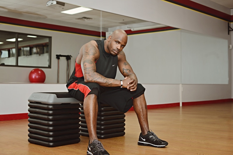 sports Clothing, mature men, clothing, men, fitness center, young Adult, athlete, strength, weight, happy, indoors, sports, one Person, sport, full length