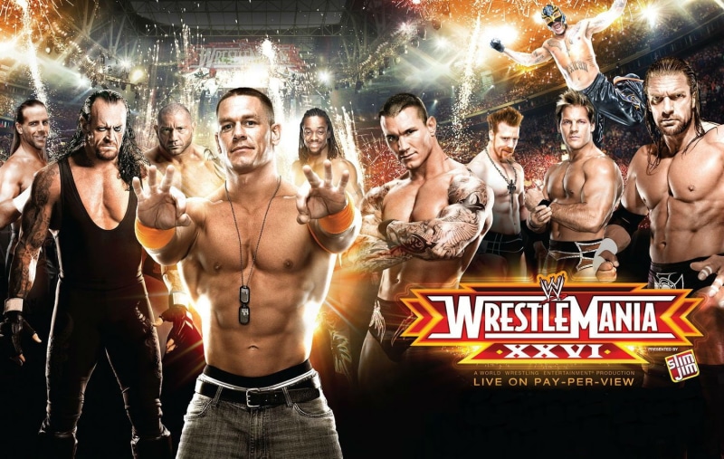 men, night, standing, group of people, wrestle, waist up, women, communication, arts culture and entertainment, xxvi, young adult, 720P, wrestlemania