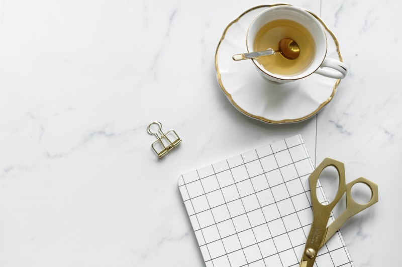 refreshment, modern, afternoon tea, texture, 1080P, classic, aerial, no people, simple, marble, table, feminine, workspace, food and drink, neat, directly above