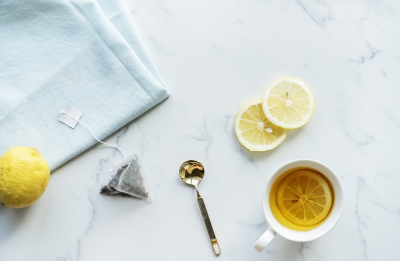 refreshing, no people, mug, food and drink, organic, household equipment, tea bag, high angle view, routine, table, healthy eating, drink, glass, flower