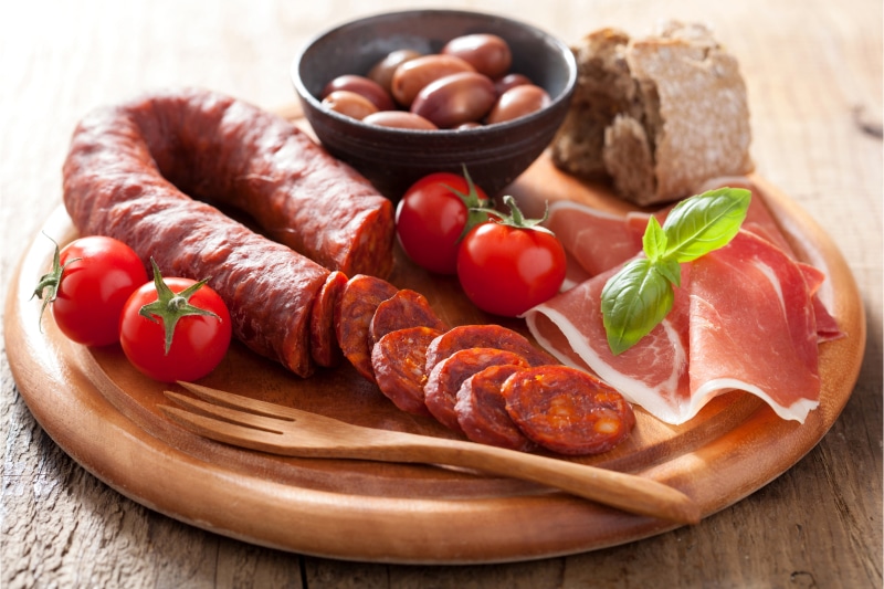 freshness, fruit, beef, cooked, grilled, smoked, vegetable, healthy eating, preparation, bread, ingredient, snack, table, meal, Ham, cheese, close-up, cross Section