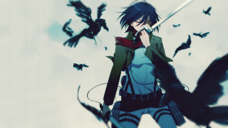 1080P, hd, cartoon/comic, on, titan, anime, sword, attack