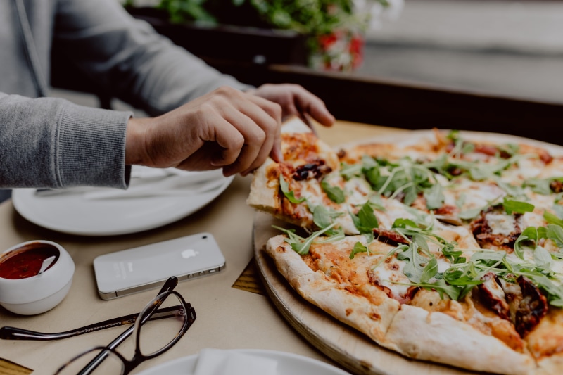slice, hungry, food, hand, meal, one person, 5K, adult, italian food, cheese, delicious, human body part, italian, food and drink, eat, dinner, freshness