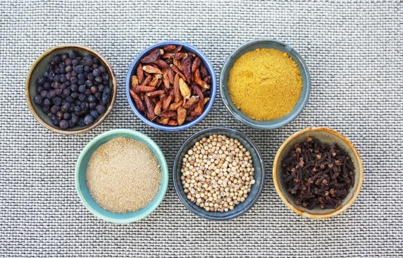 ingredient, in the rough, spicy, spices, fruit, cook, curry, smells, spice, dust, 4K, colorful, porridge, dried food, variation, cloves, kitchen, gastronomy